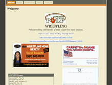 Tablet Screenshot of polywrestling.com